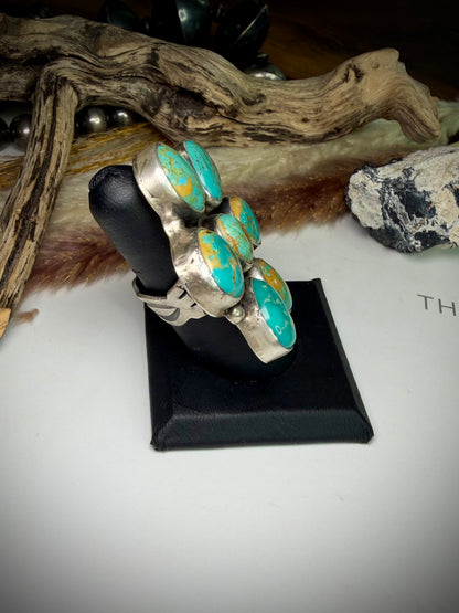 Rosyton Turquoise Ella Peter Ring- Size 7