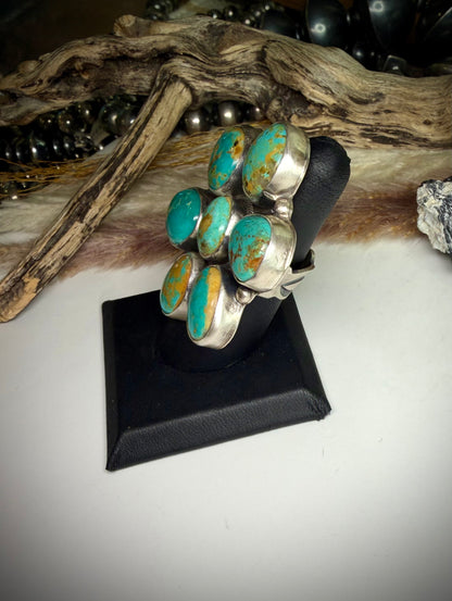 Rosyton Turquoise Ella Peter Ring- Size 7