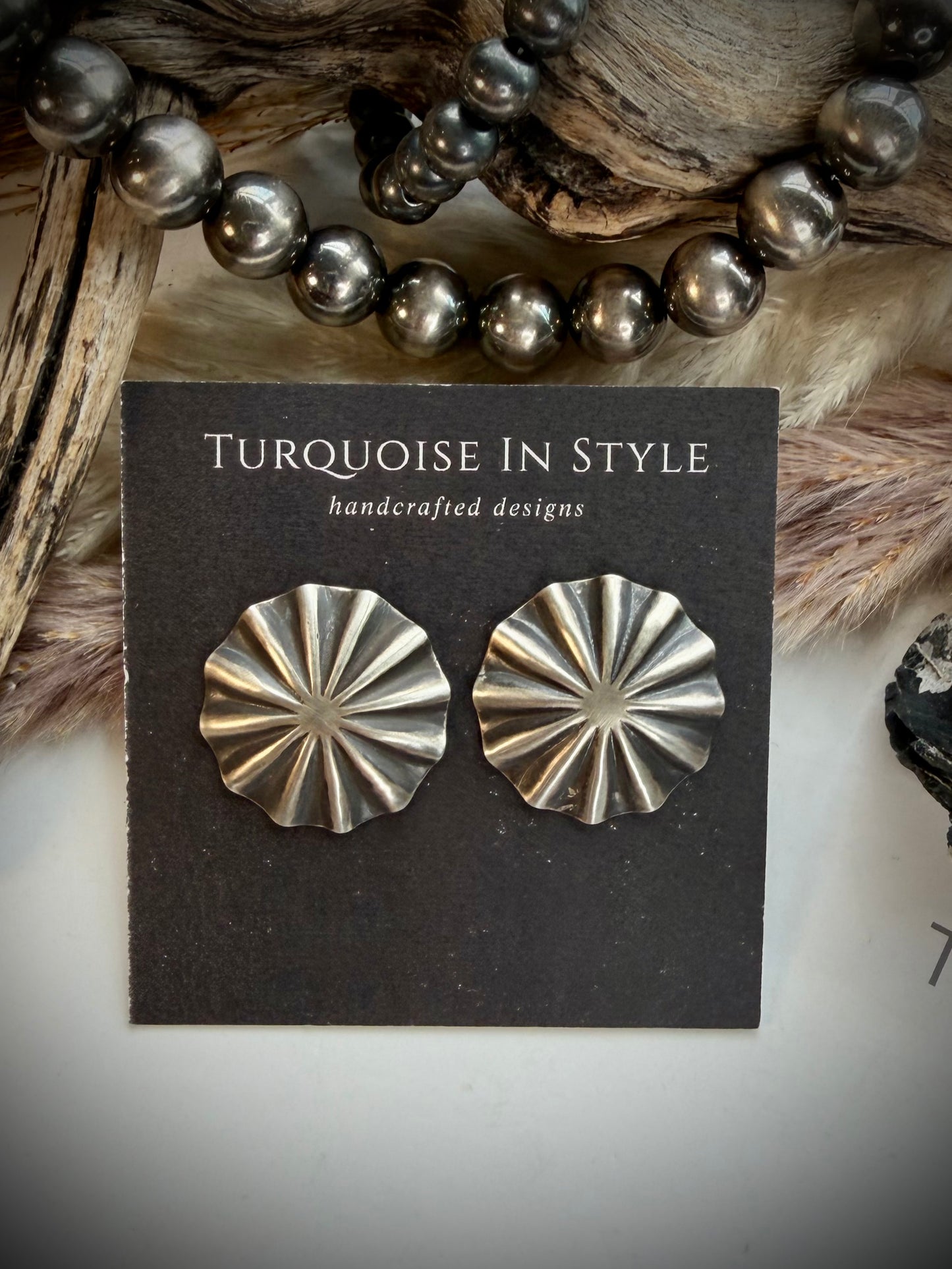 Arlene Soce Concho Earrings