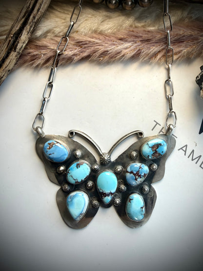 Golden Hills Butterfly Necklace