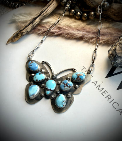 Golden Hills Butterfly Necklace