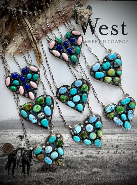 Mego's Heart Necklaces