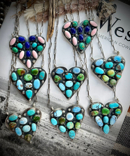 Mego's Heart Necklaces
