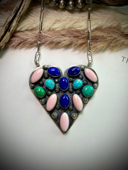 Mego's Heart Necklaces