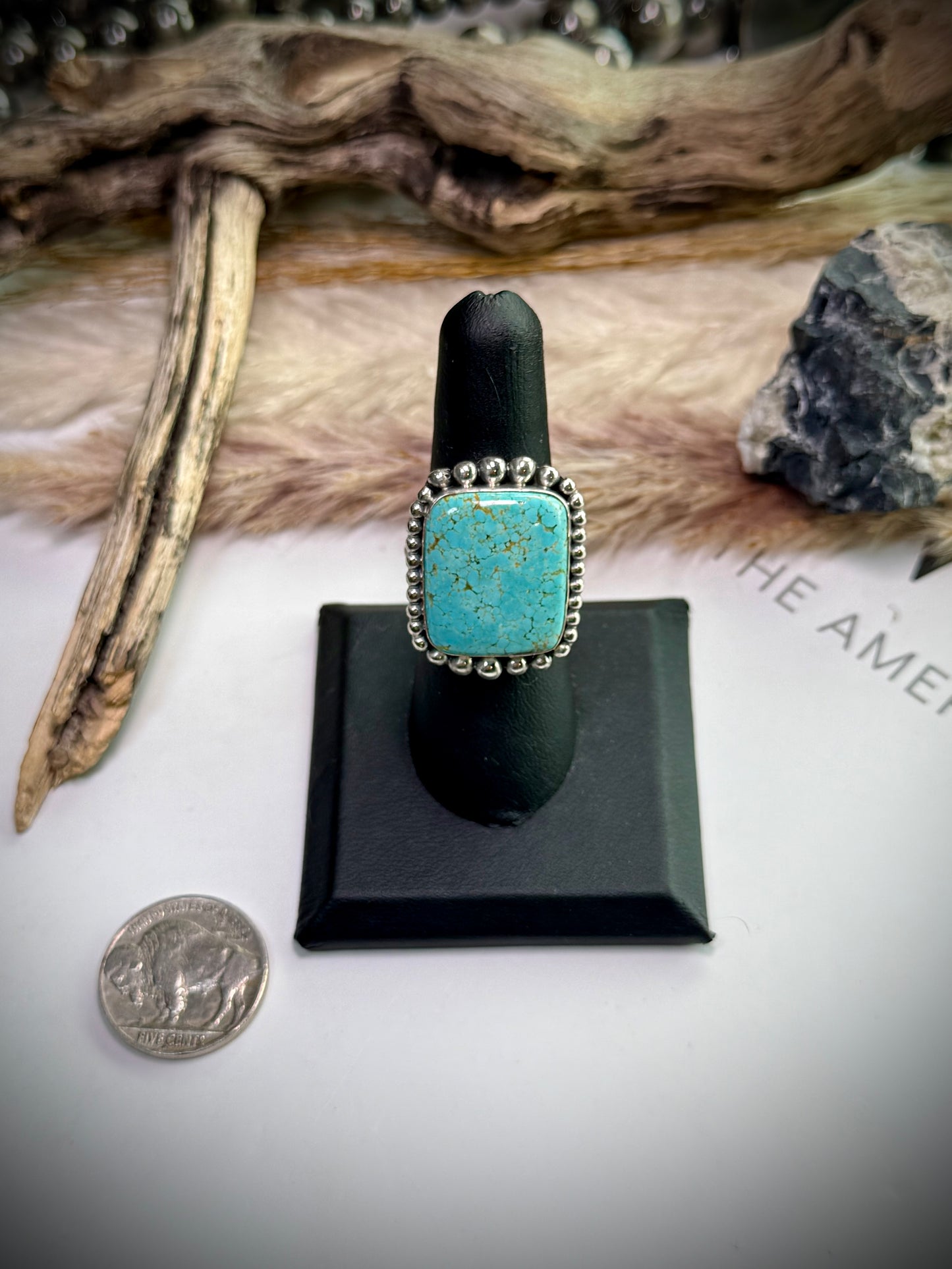 Square Royston Ring- Size 8/12