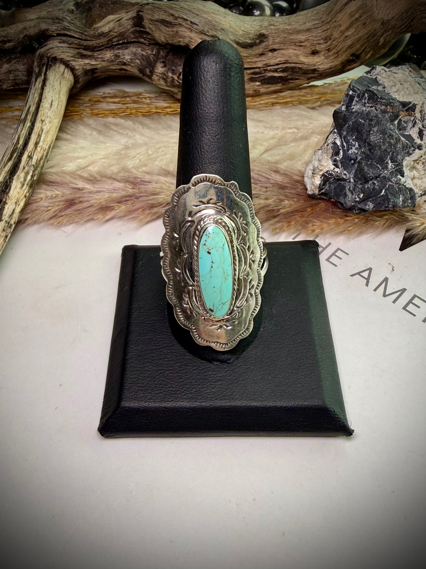 Charlene Yazzie Concho Ring- Size 10 1/2