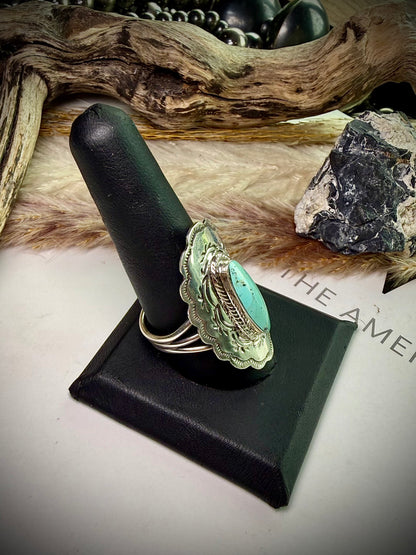 Charlene Yazzie Concho Ring- Size 10 1/2