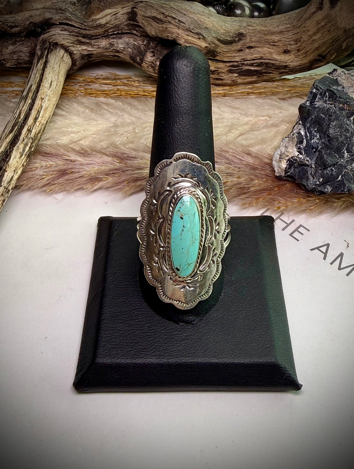 Charlene Yazzie Concho Ring- Size 10 1/2