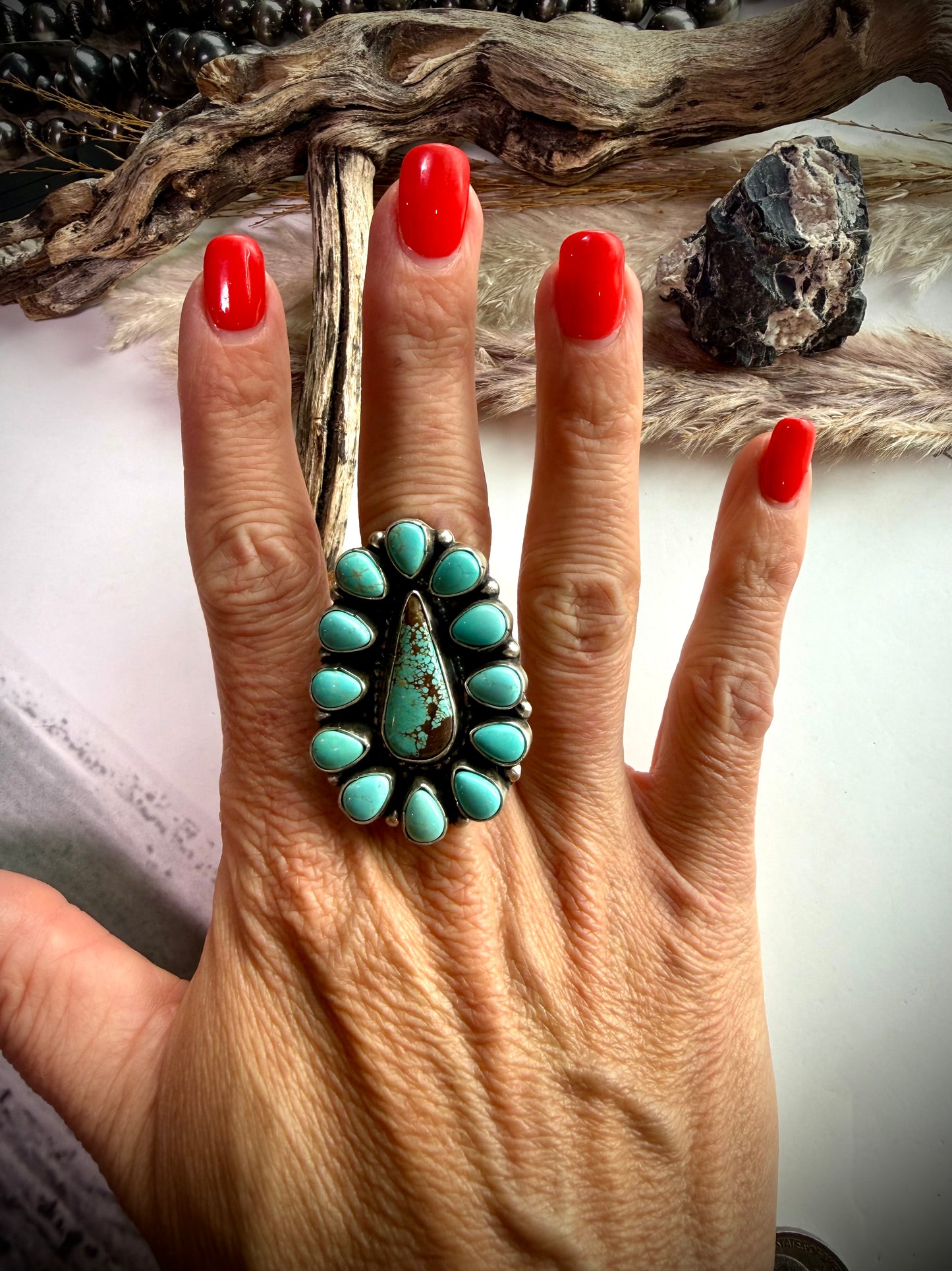 Sheila Becenti Mine #8 Ring- Adjustable