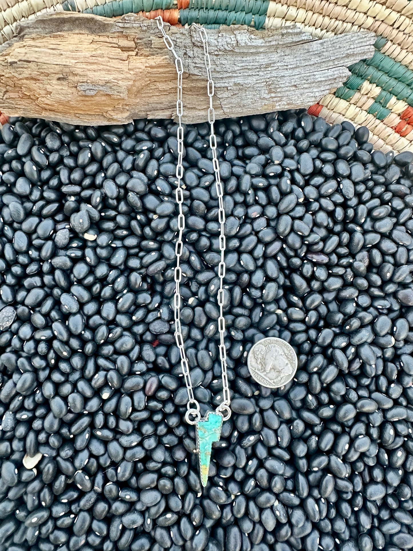Tiny Bolt Necklace