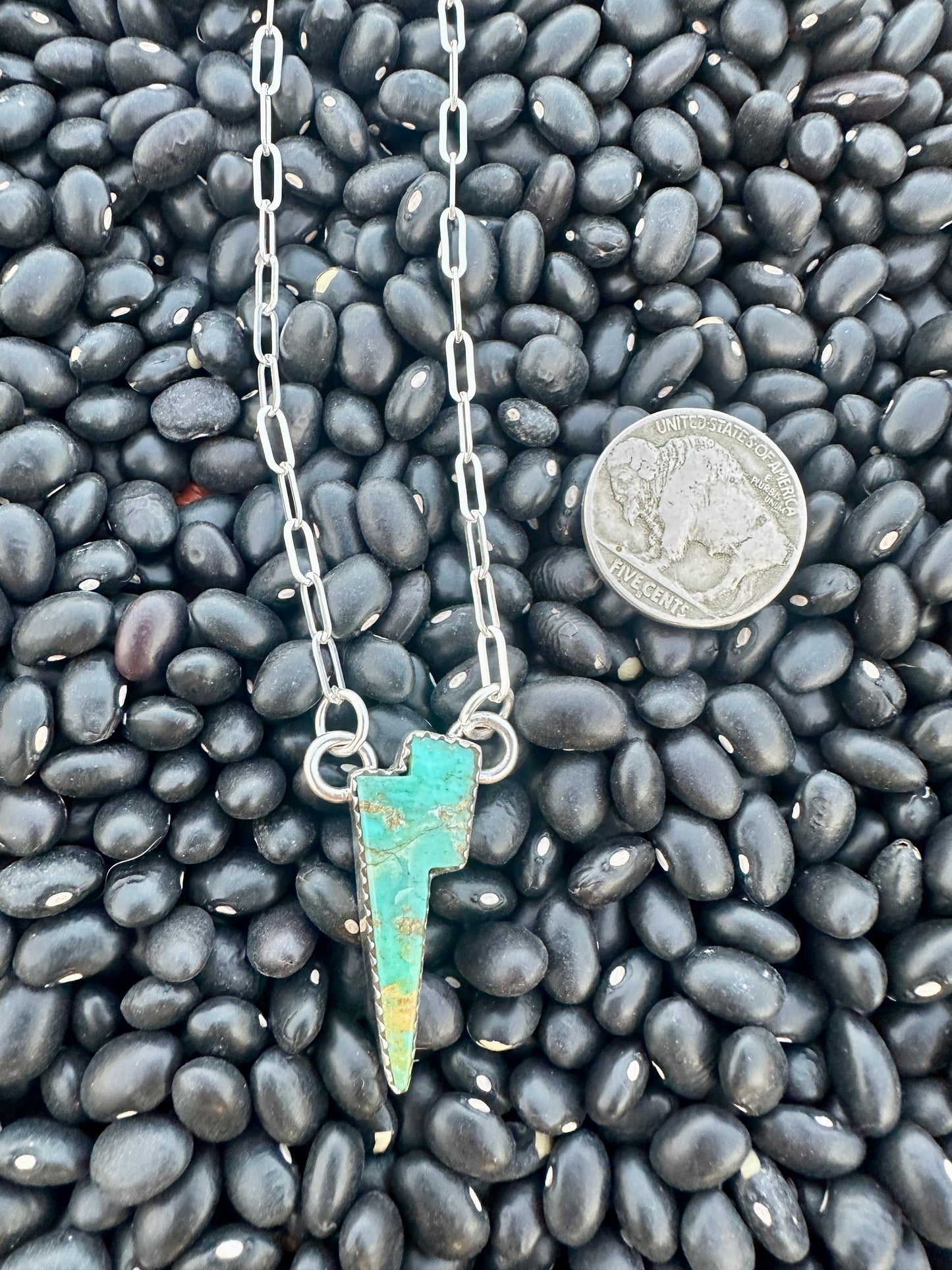 Tiny Bolt Necklace