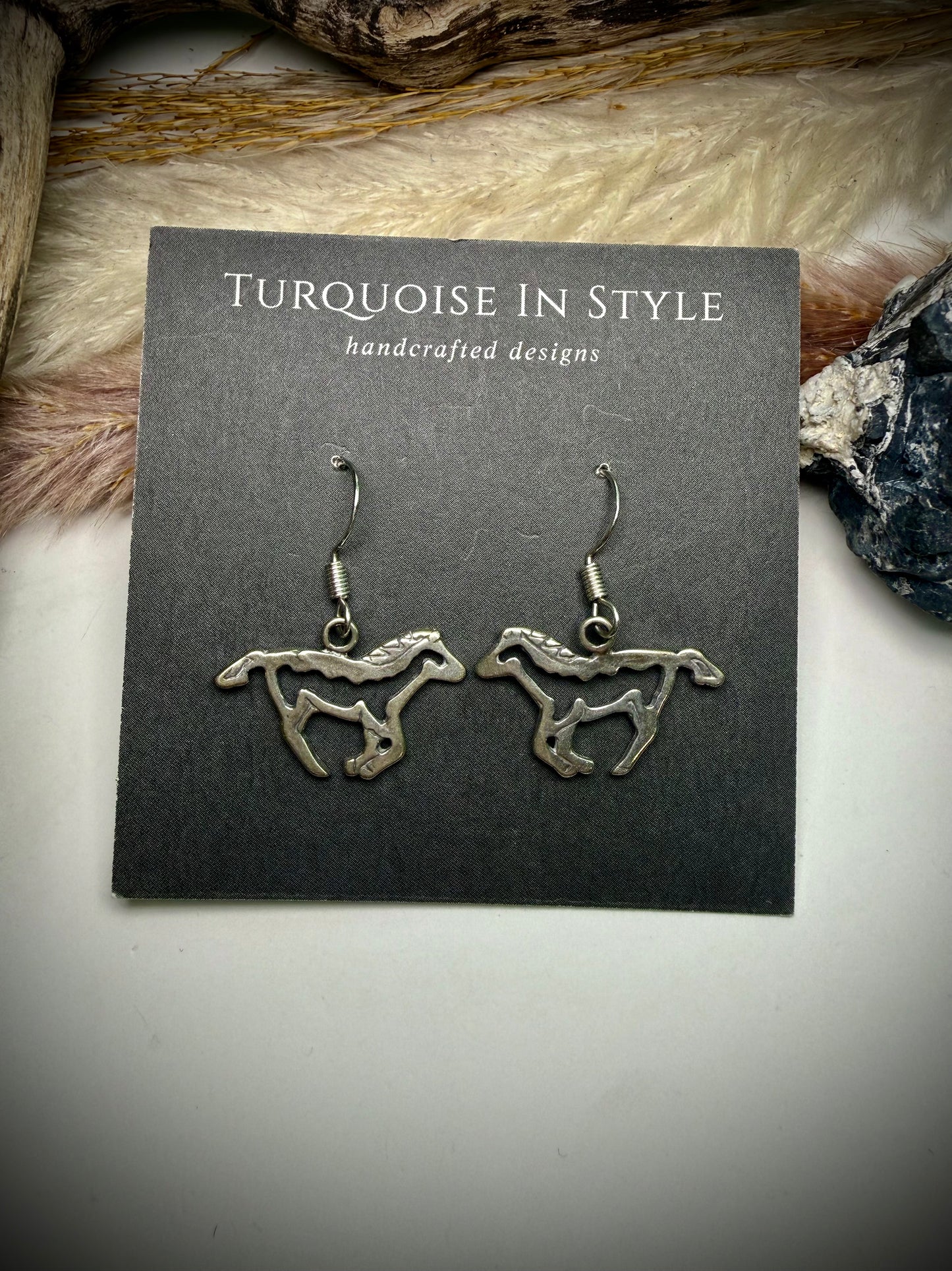 Horse Dangle Earrings
