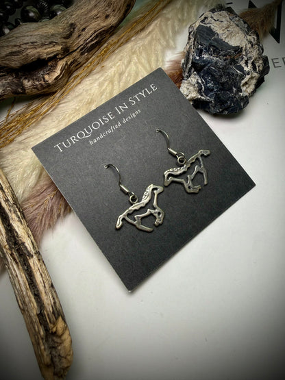 Horse Dangle Earrings