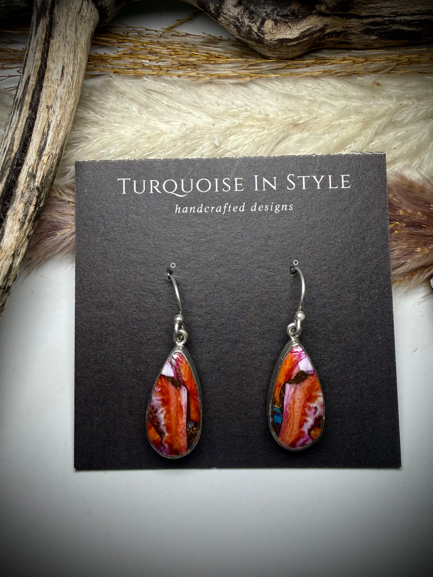 Pink Dahlia Dangles