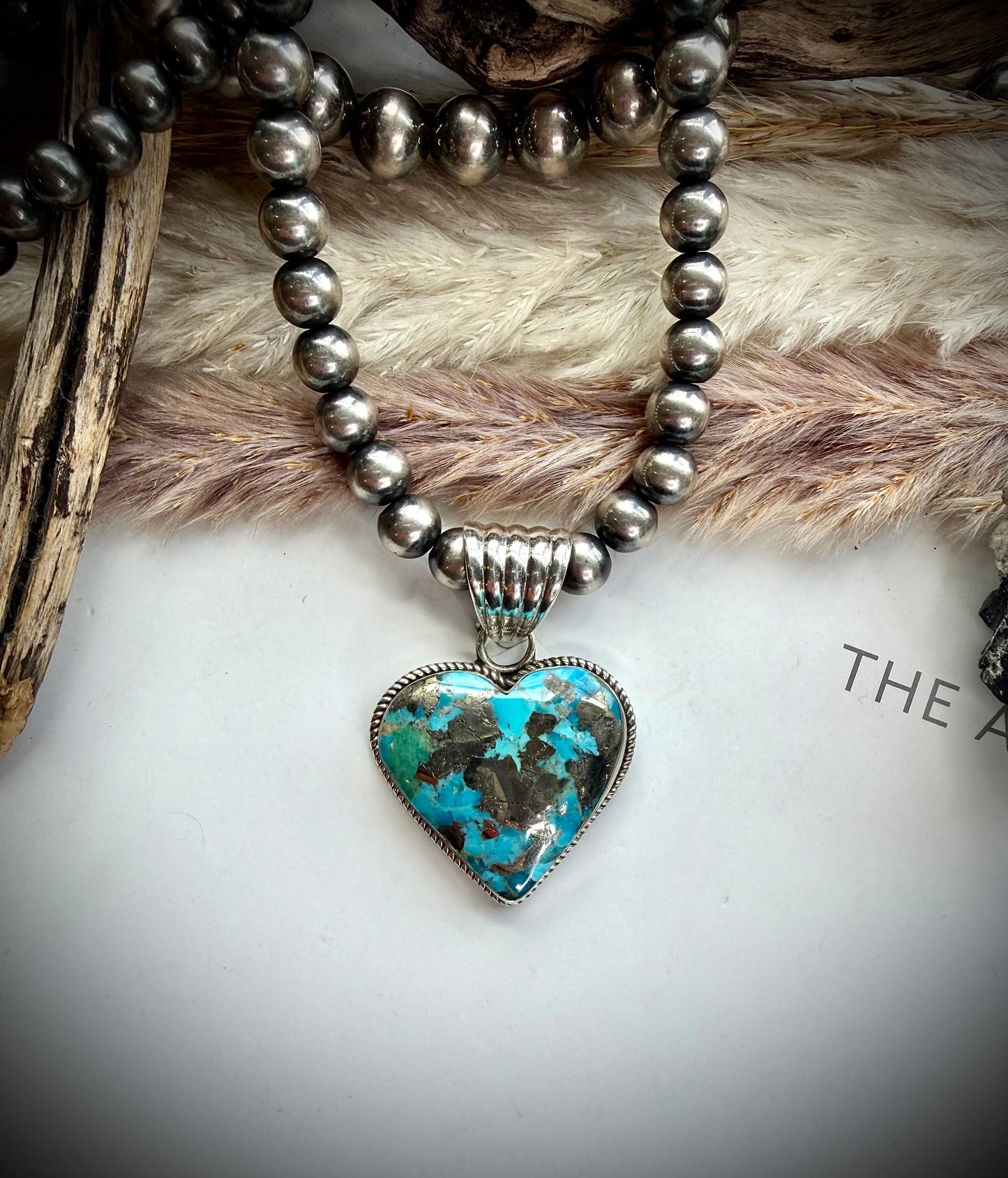 Ithica Peak Turquoise Heart Pendants