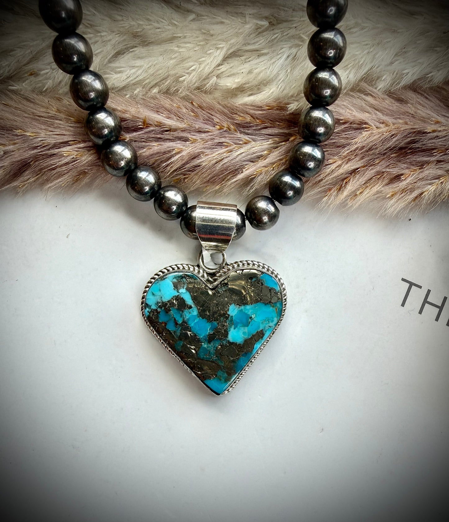 Ithica Peak Turquoise Heart Pendants