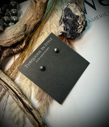 6mm Sterling Pearl Earrings