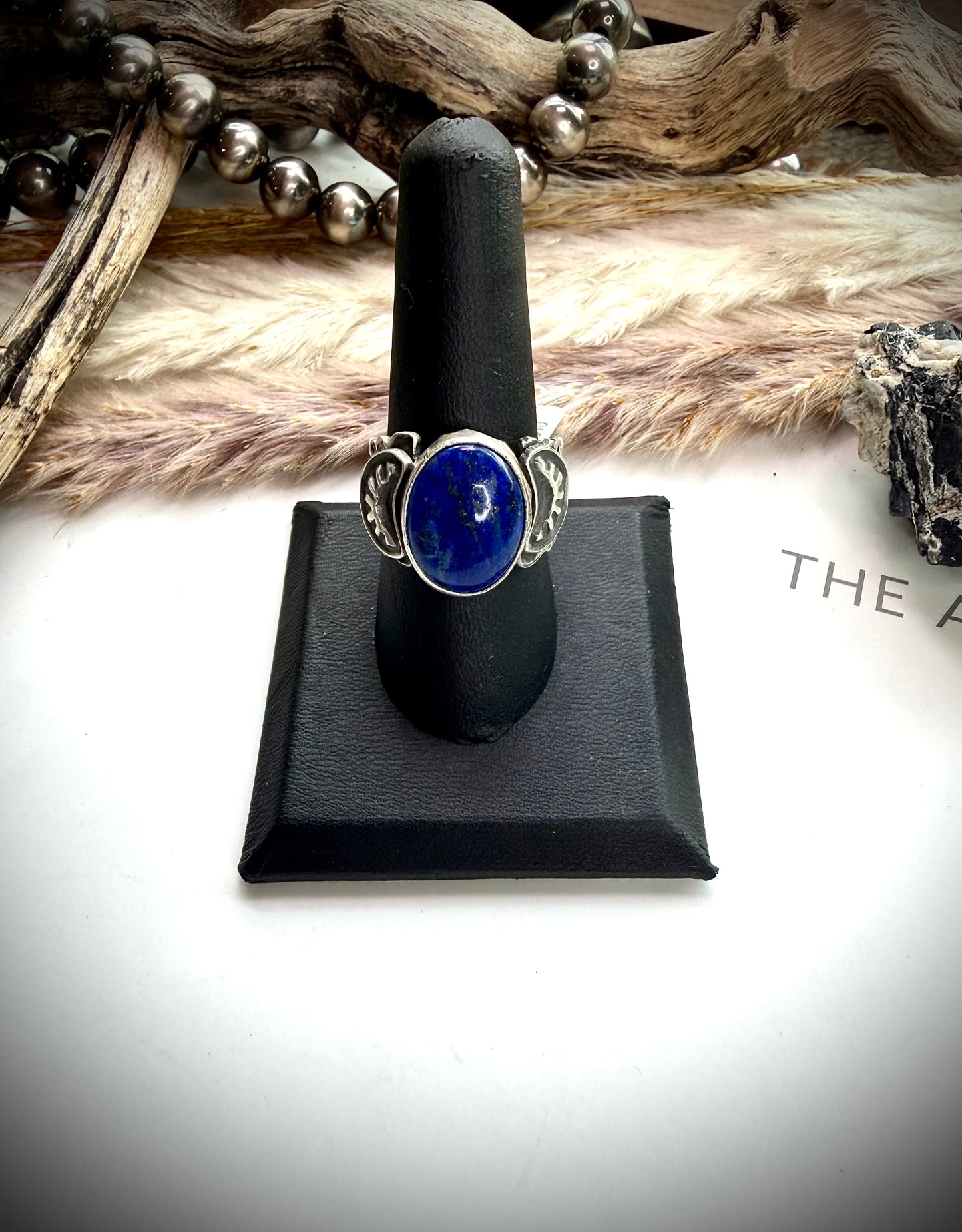 Russell Sam Lapis Ring - Size 9