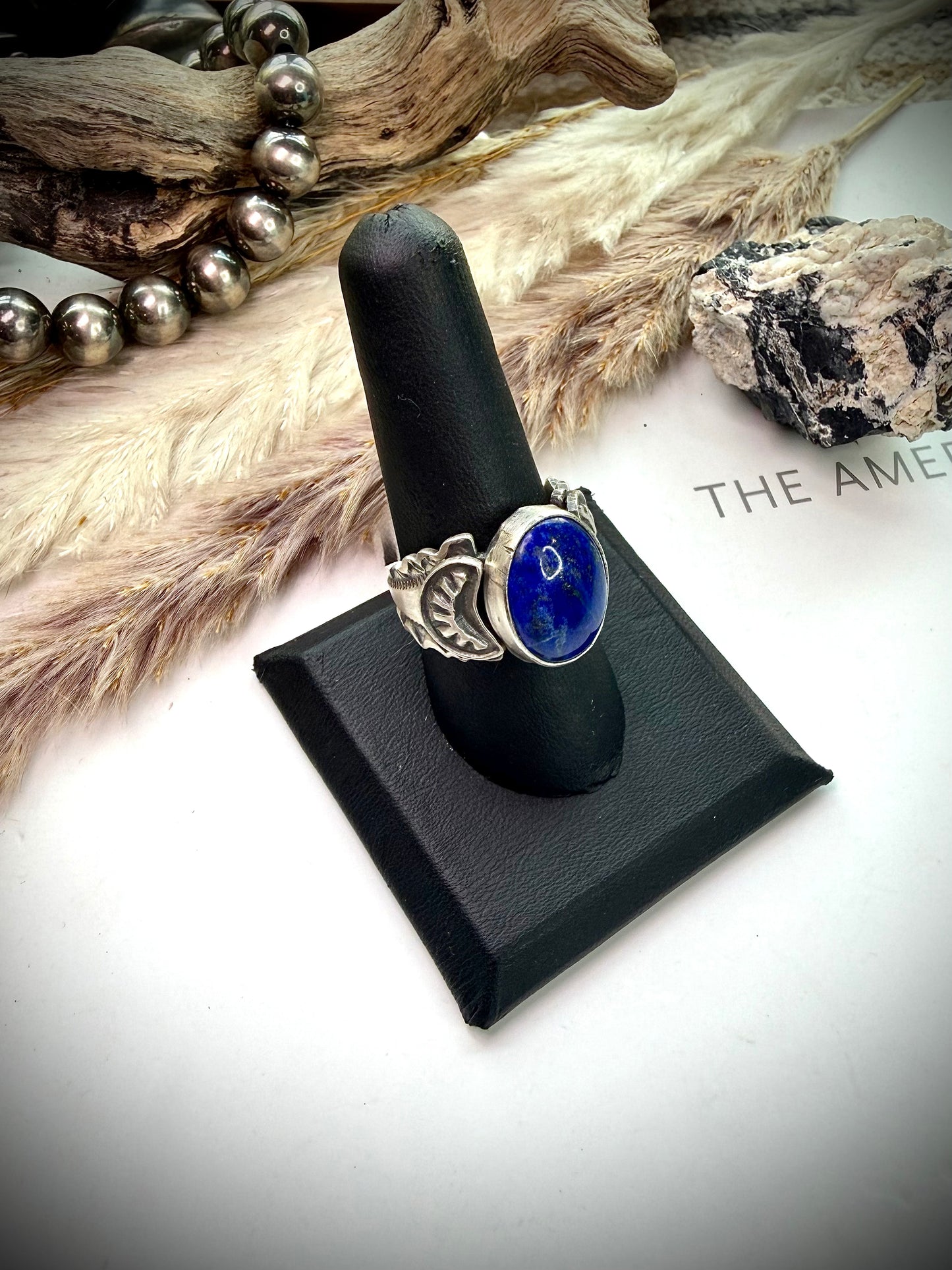 Russell Sam Lapis Ring - Size 9