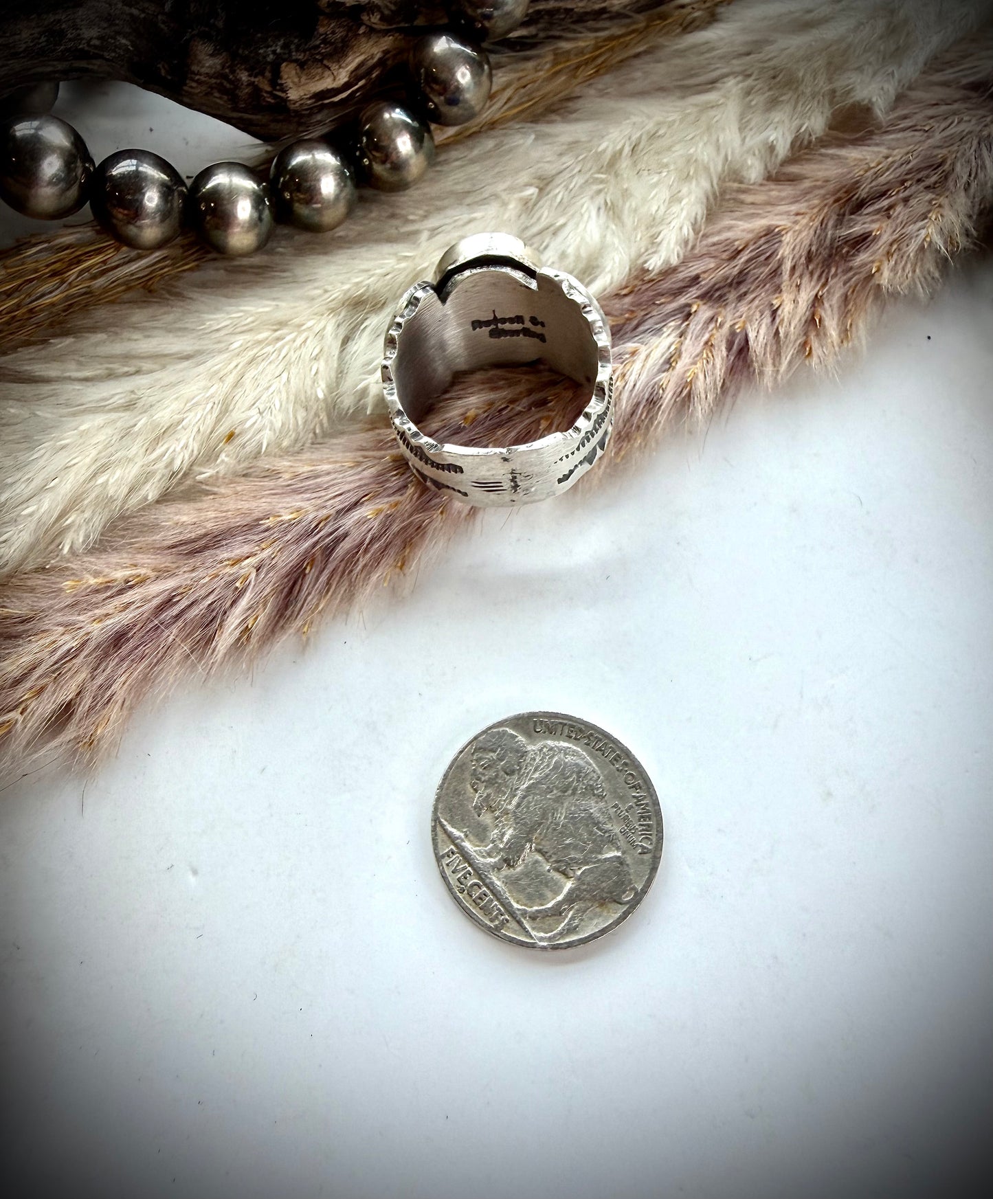Russell Sam Lapis Ring - Size 9
