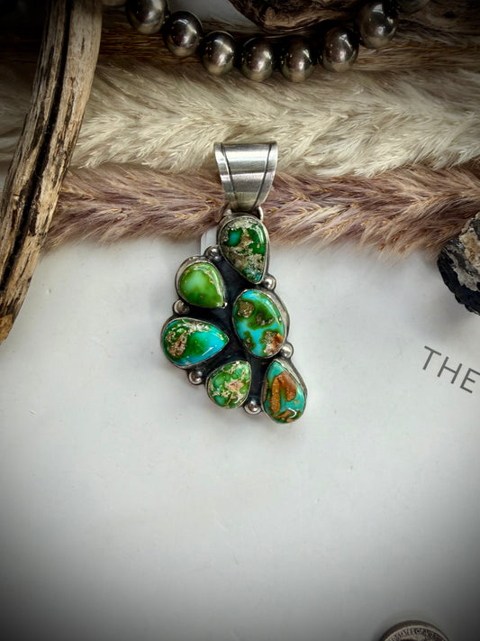 Sonoran Gold Half Cluster Pendant
