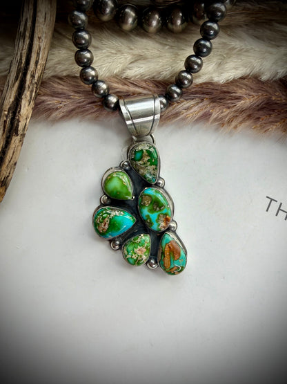 Sonoran Gold Half Cluster Pendant
