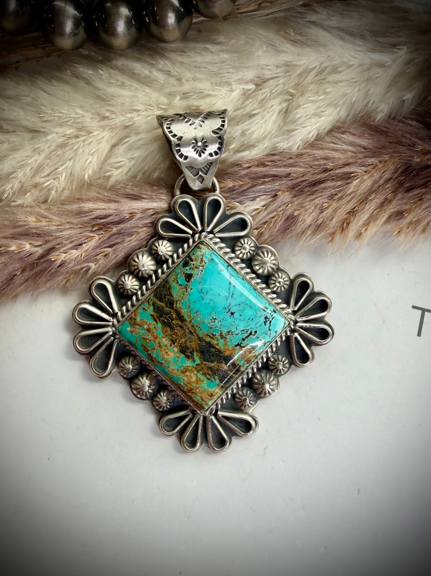 Blackjack Pendant by Gilbert Platero