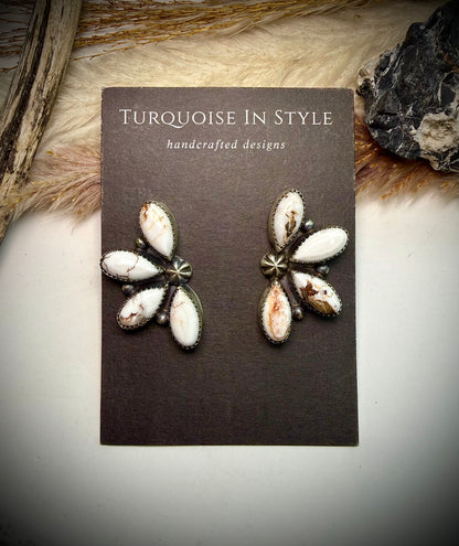 Wild Horse Half Cluster Studs