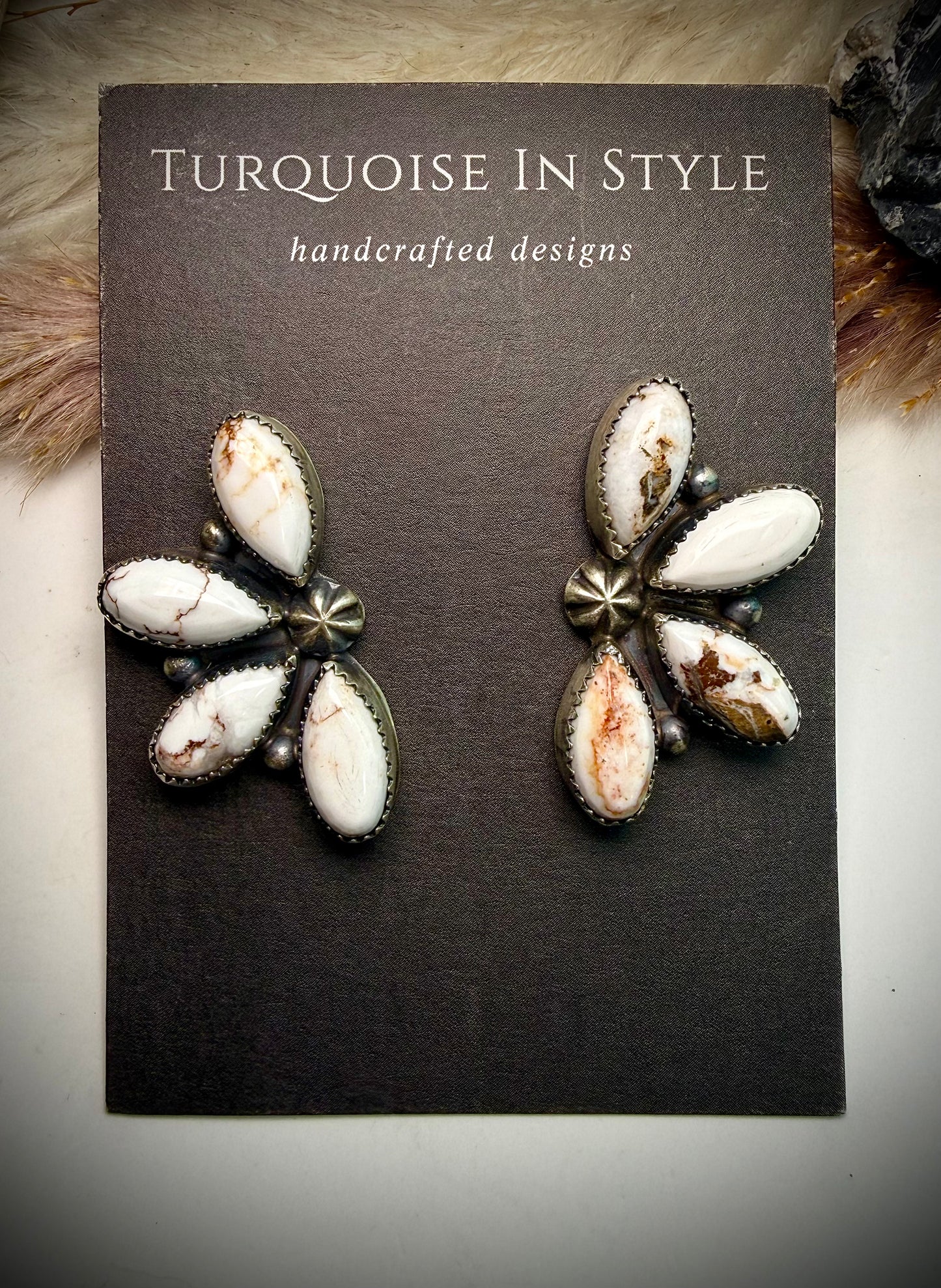 Wild Horse Half Cluster Studs