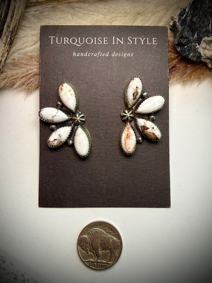 Wild Horse Half Cluster Studs