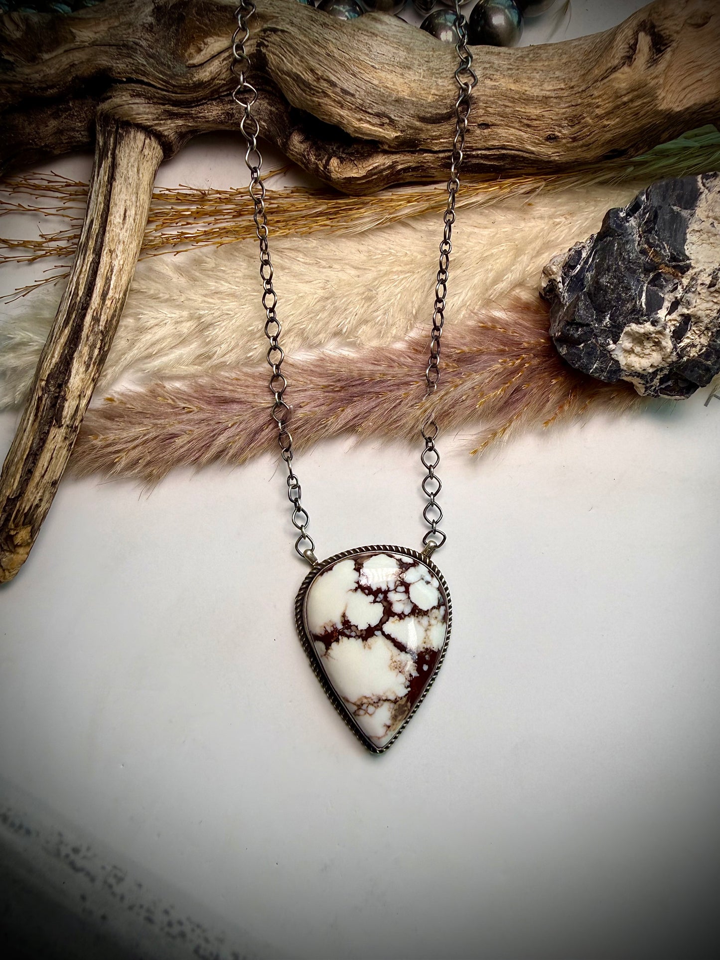 Tia Long Wild Horse Necklace