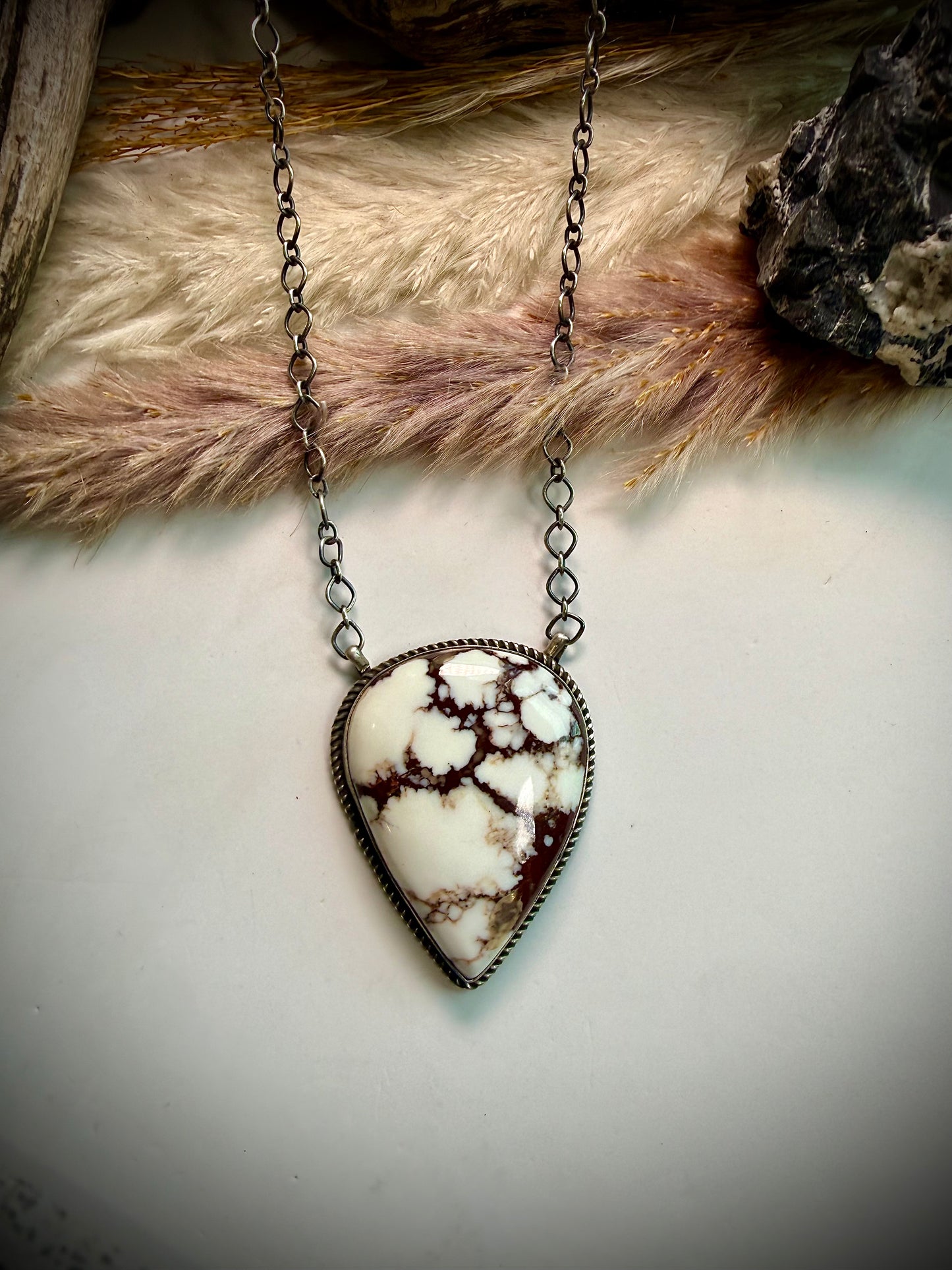 Tia Long Wild Horse Necklace
