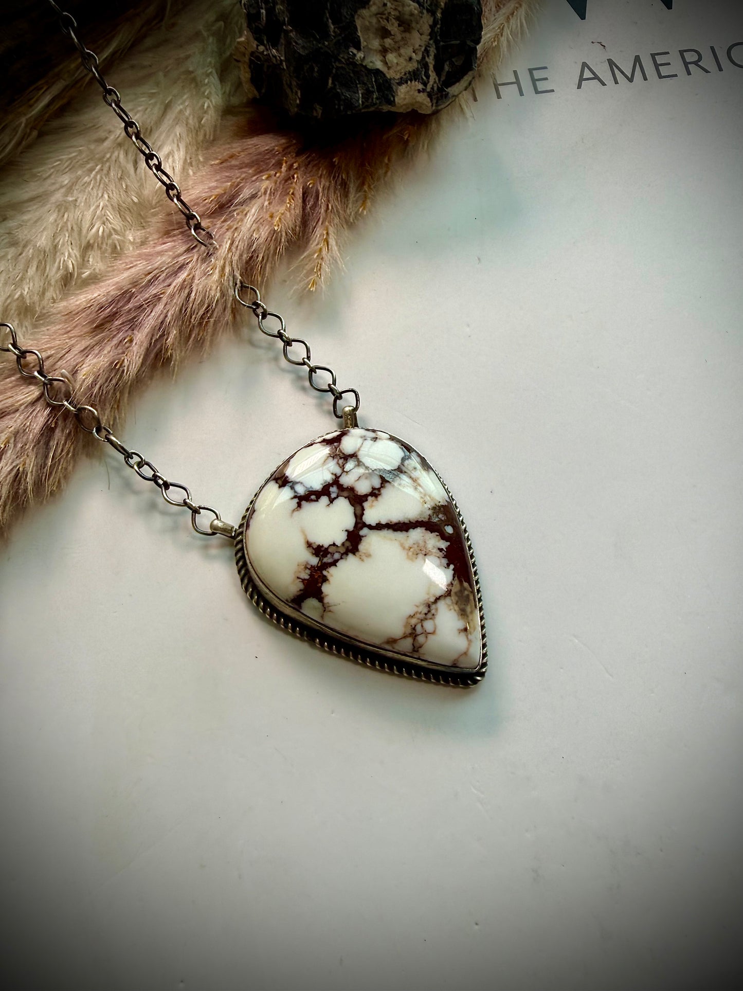 Tia Long Wild Horse Necklace