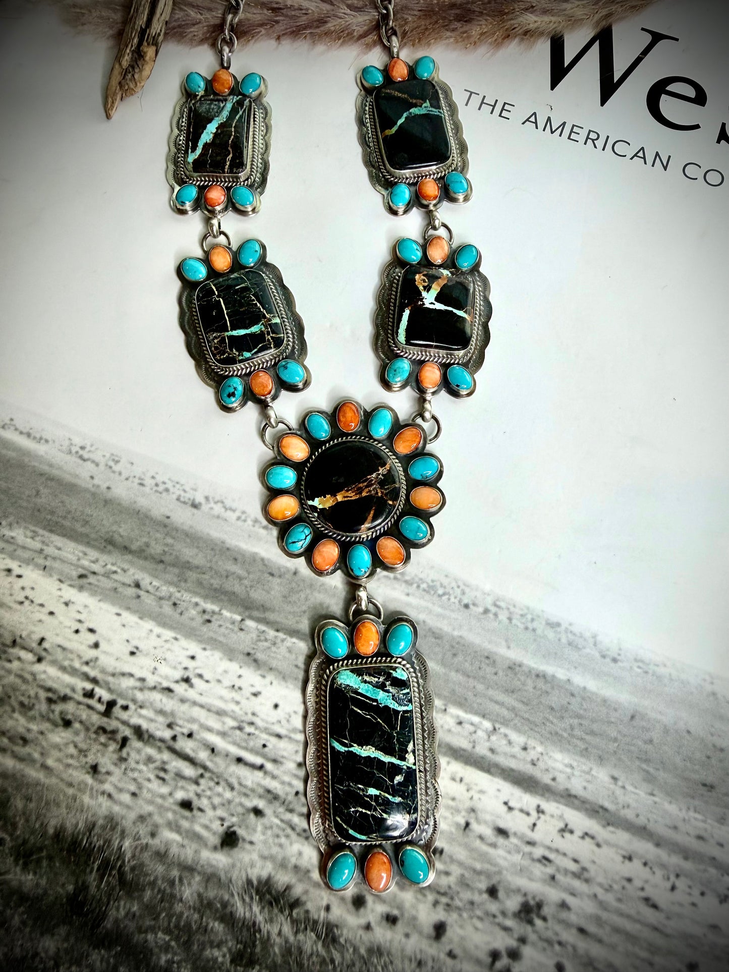 Blackjack Multi Stone Necklace