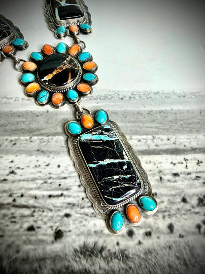 Blackjack Multi Stone Necklace