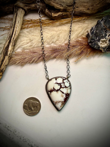 Tia Long Wild Horse Necklace