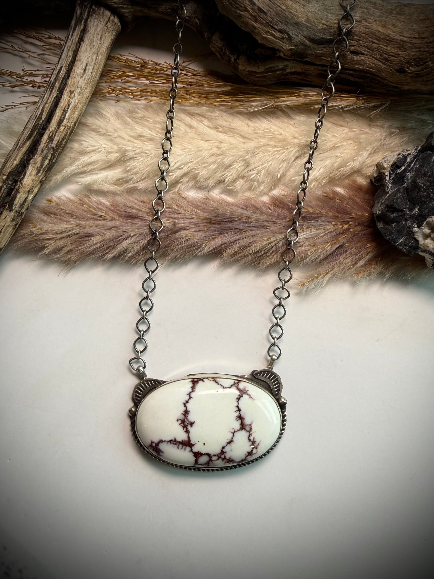Tia Long Wild Horse Necklace