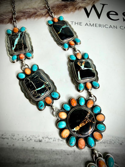 Blackjack Multi Stone Necklace