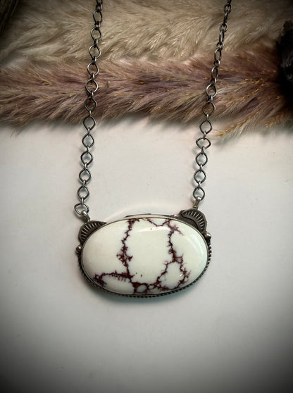 Tia Long Wild Horse Necklace