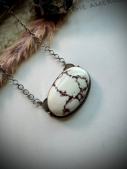 Tia Long Wild Horse Necklace