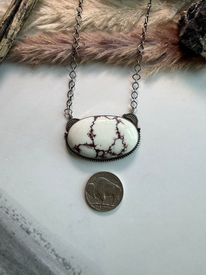 Tia Long Wild Horse Necklace