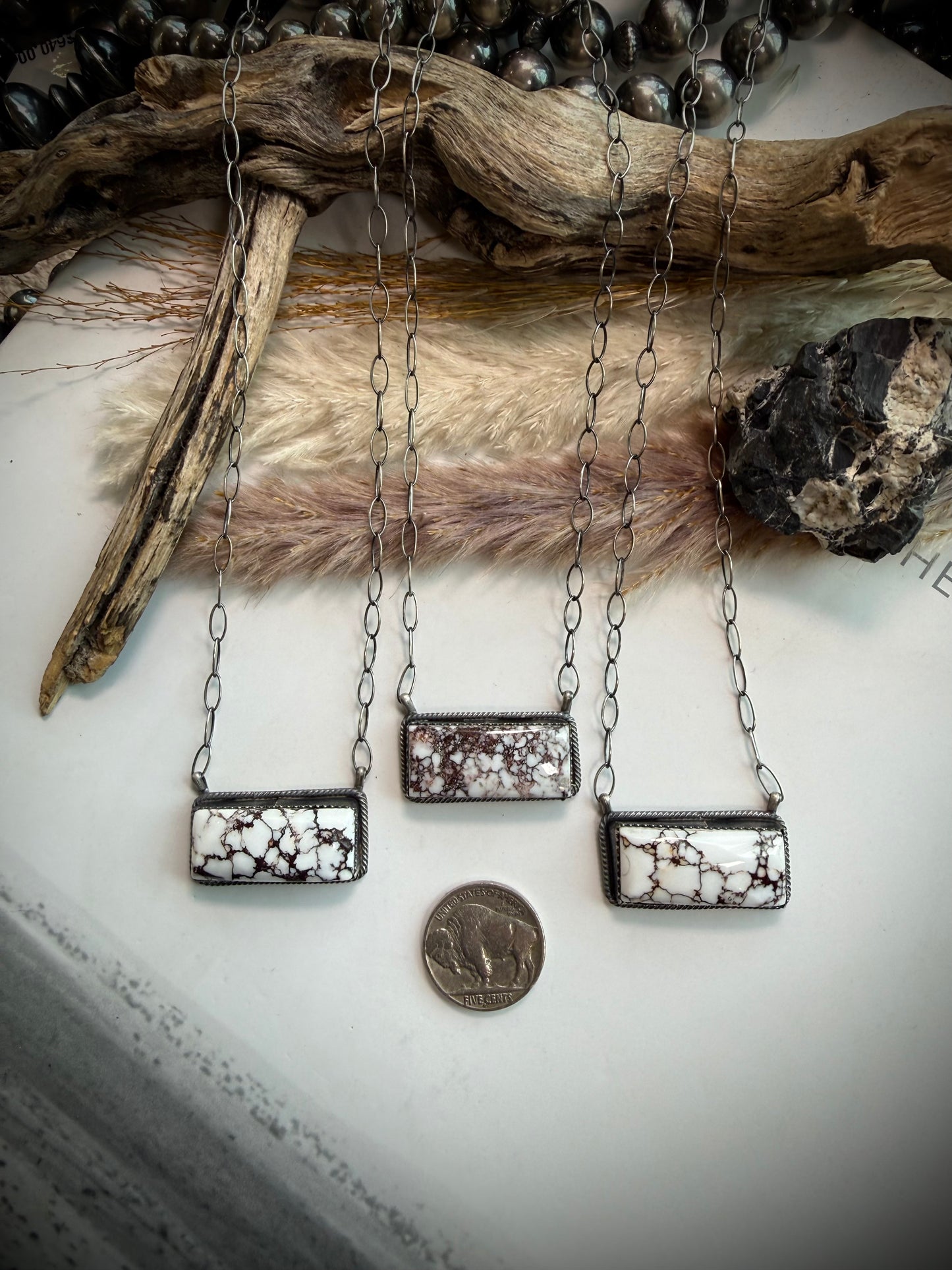 Tia Long Wild Horse Necklaces