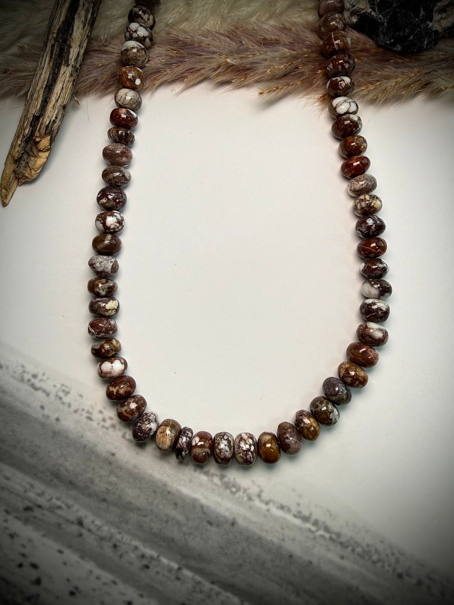 19 1/2" Wild Horse Beaded Necklace