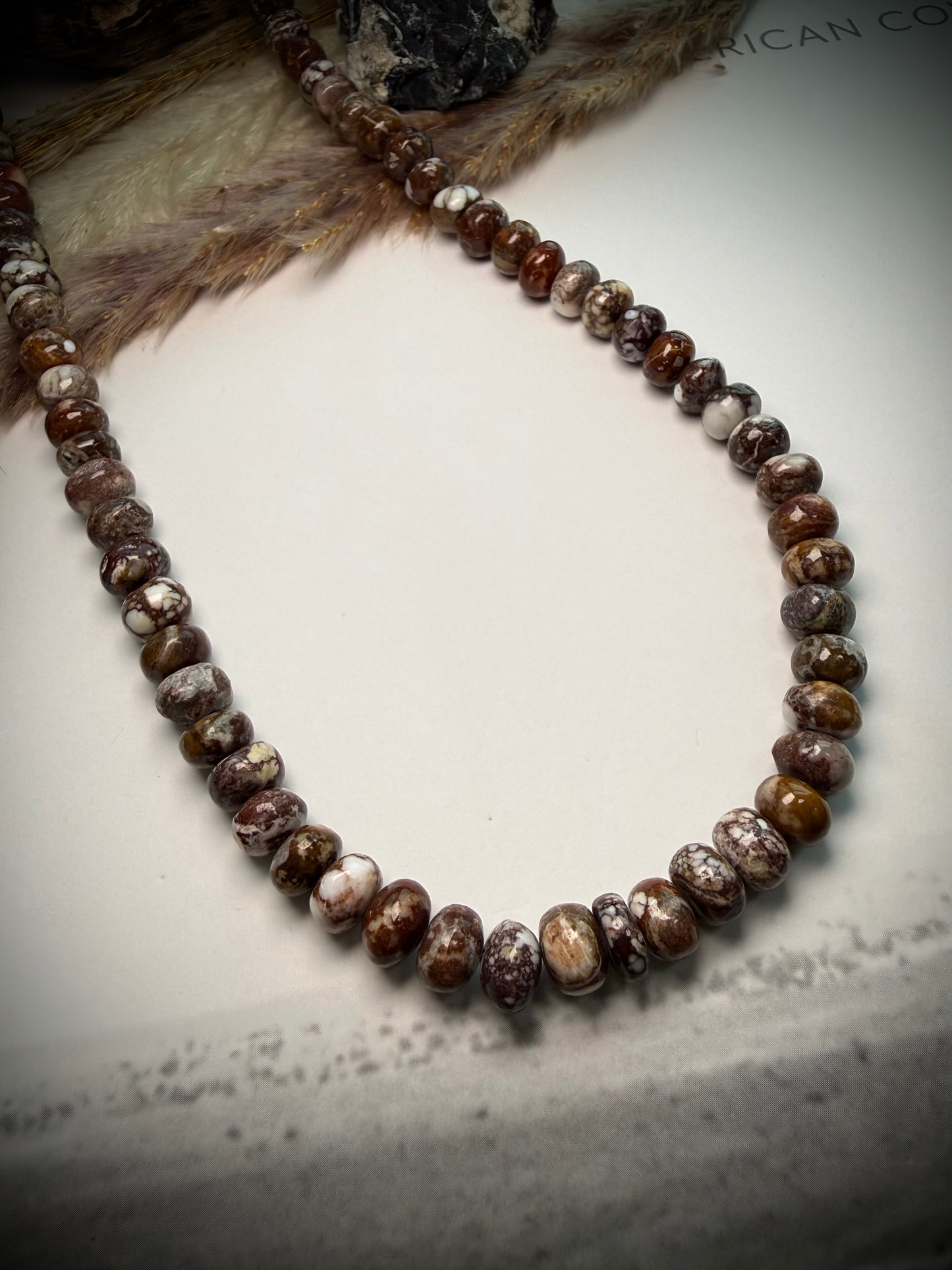 19 1/2" Wild Horse Beaded Necklace