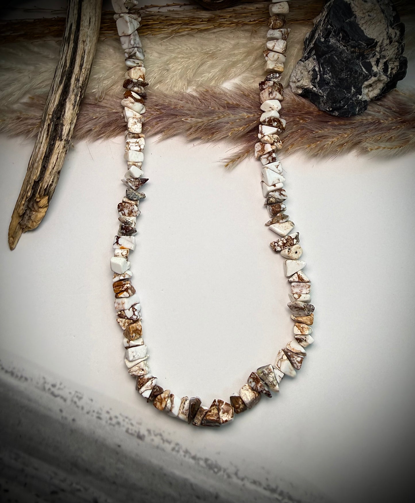 17" Wild Horse Chunk Necklace