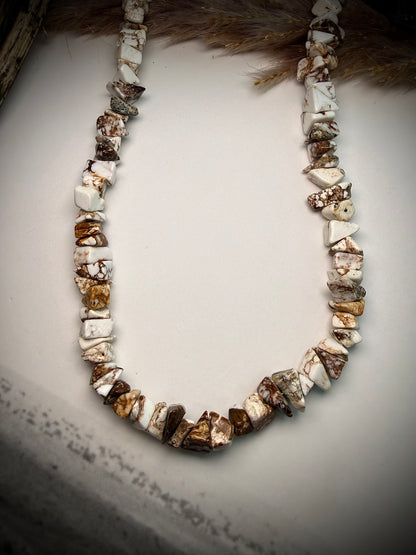 17" Wild Horse Chunk Necklace