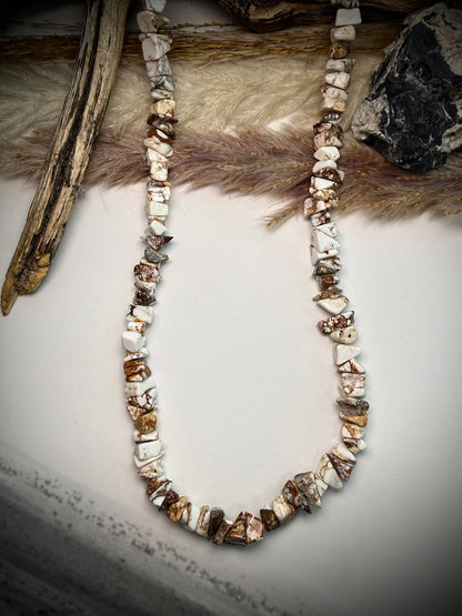 17" Wild Horse Chunk Necklace