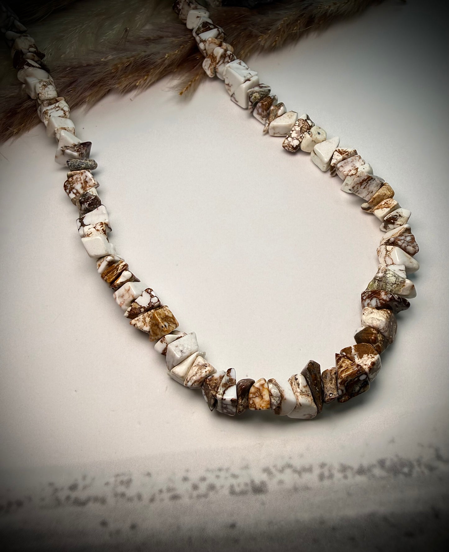 17" Wild Horse Chunk Necklace