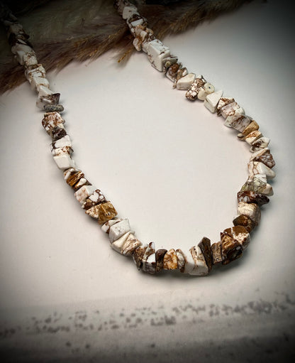 17" Wild Horse Chunk Necklace