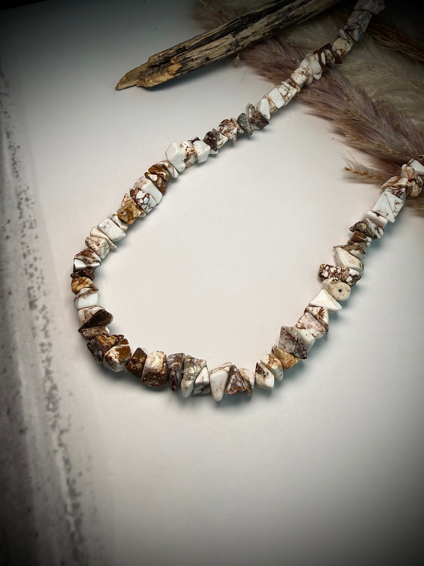 17" Wild Horse Chunk Necklace